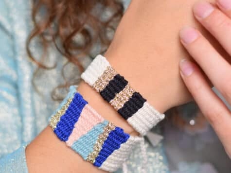 Kit « Tissez-moi » Mes bracelets scintillants