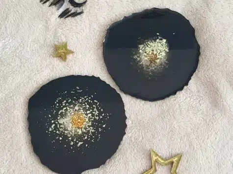 Création sous-verres en résine