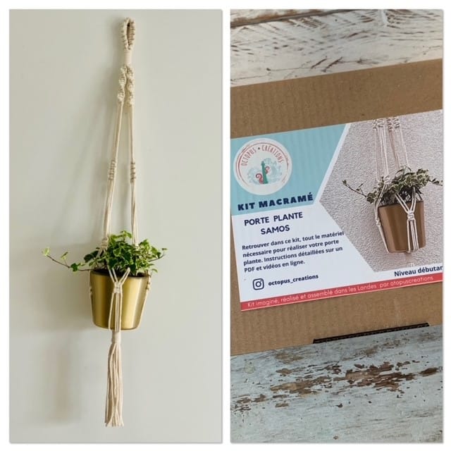 KIT Macramé Porte plante SAMOS