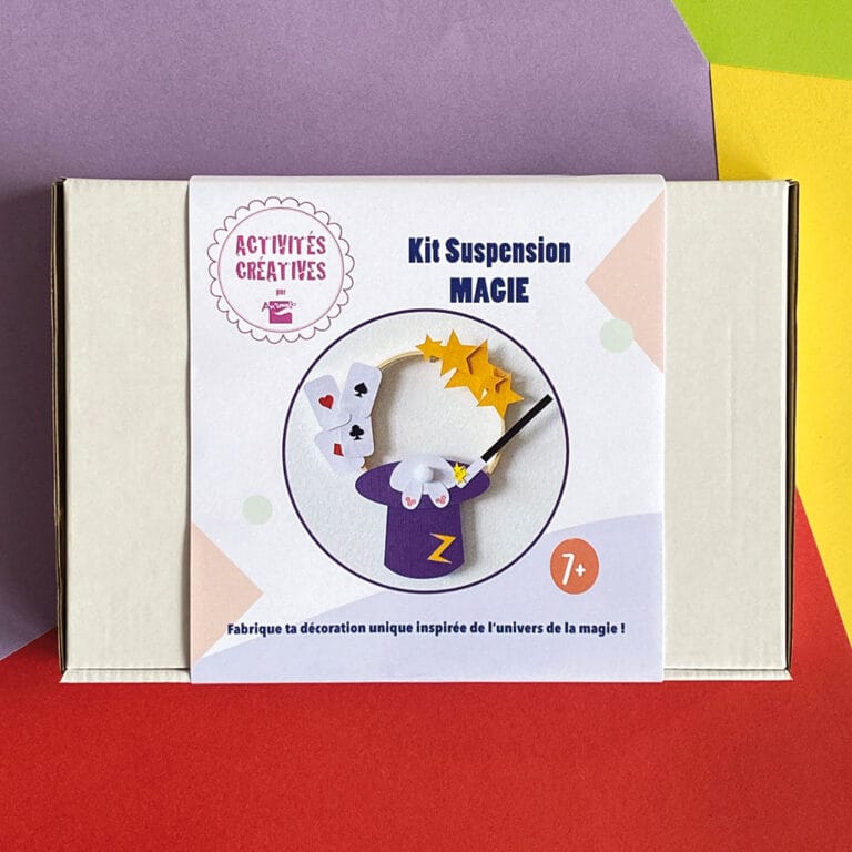 Cercle MAGIE en papiers pré-découpés
