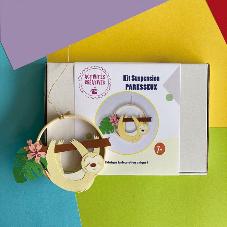 Cercle PARESSEUX en papiers pré-découpés