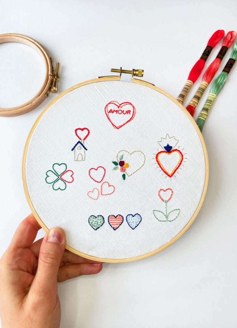 Kit de broderie : L’Amour l’Amour