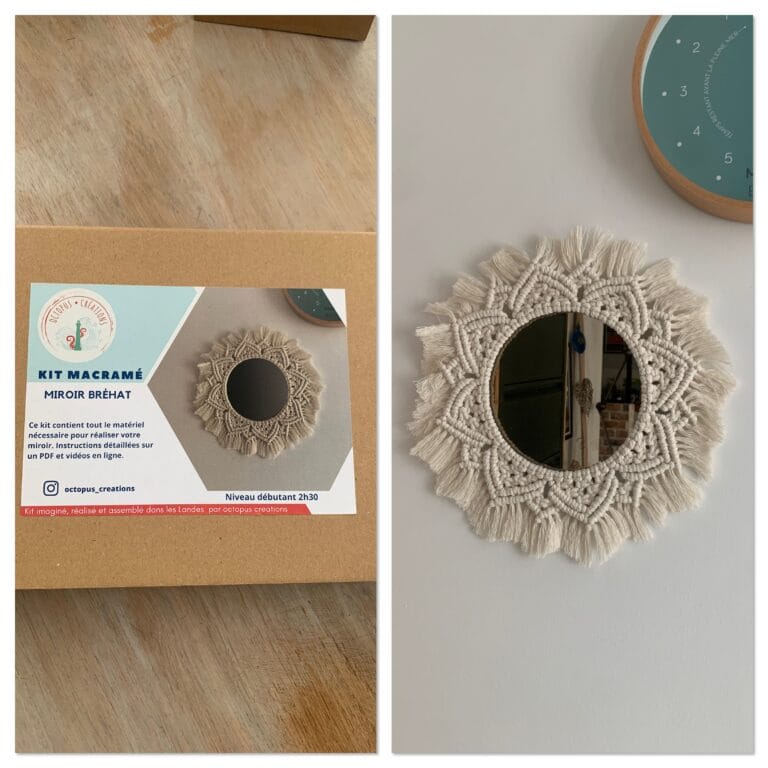Kit Macramé Miroir Bréhat