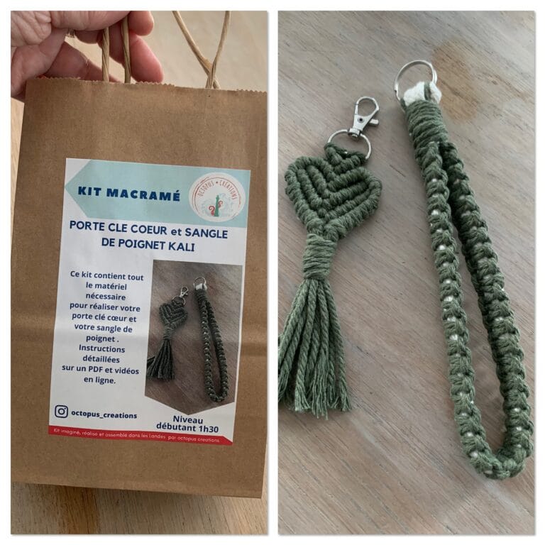 Kit Macramé porte clé/sangle Kali