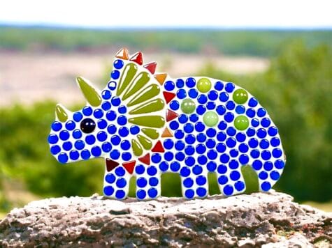 Kit Mosaique Dinosaure Tricératops