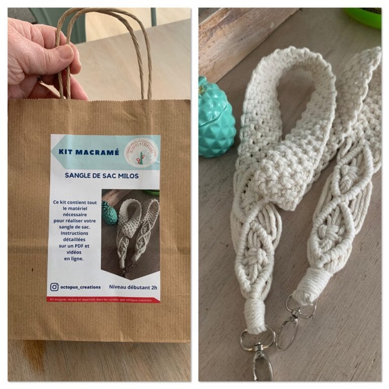 KIT Macramé Sangle de sac Milos