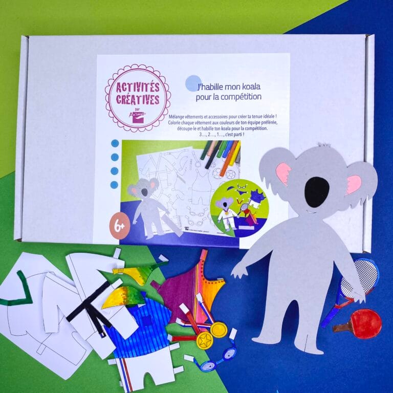 Kit J’habille mon koala pour la compétition