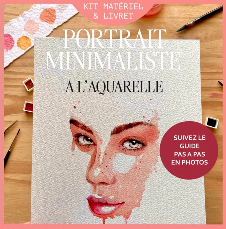 Peindre un portrait à l’aquarelle – Modèle SIMONE