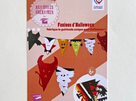 Kit Fanions d’Halloween en papier – à coller
