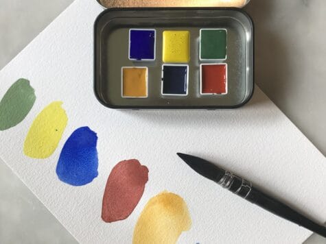 Cuisine ton aquarelle
