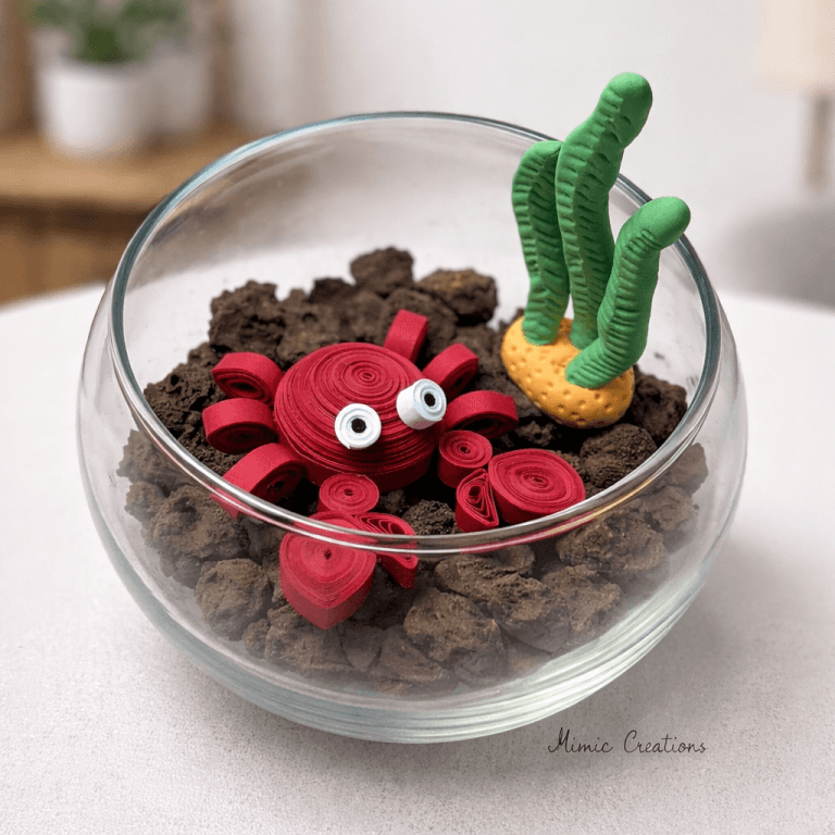 Kit DIY création en quilling crustacé