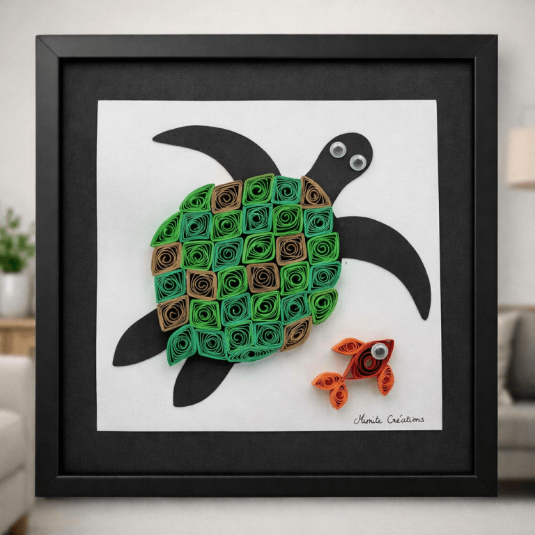 Ma tortue en papier