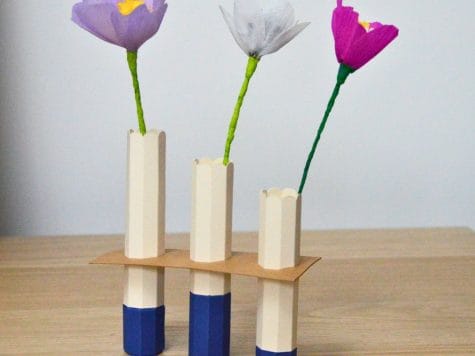 Kit soliflores en papier et ses fleurs à créer