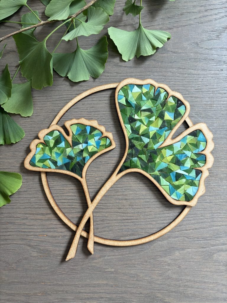 Kit Mosaique Feuilles de Gingko