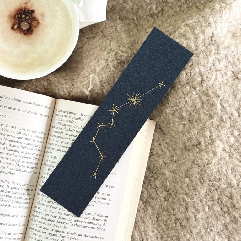 Coffret Lueur d’étoiles – Marque-pages brodés – Cosy Fabrik
